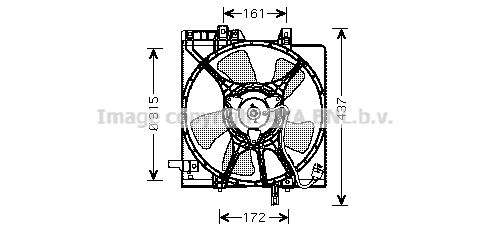 AVA QUALITY COOLING Ventilators, Motora dzesēšanas sistēma SU7510